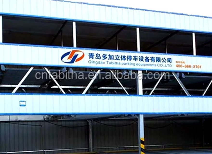 Three floor puzzle parking