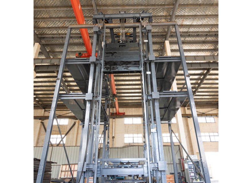 PCS-A 90 degree entry type vertical lifting parking tower